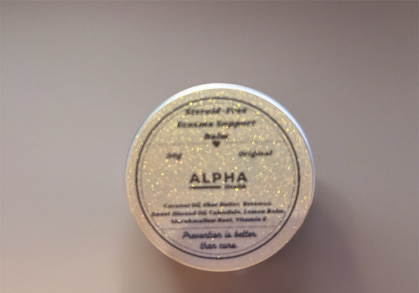 🌱 Steroid-Free Eczema Support Balm – Soothing, Gentle & Nourishing