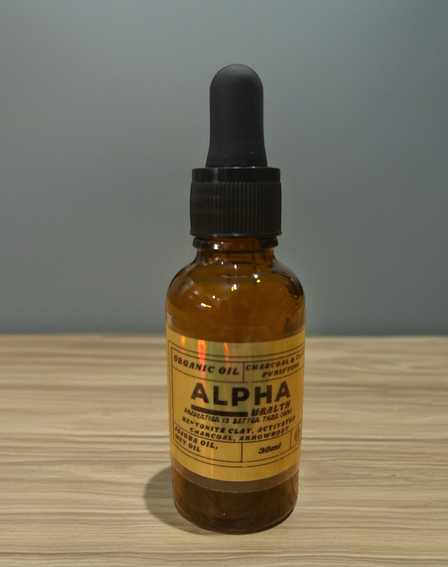 Charcoal & Clay Purifying Oil – Detox Support for Oily & Congested Skin