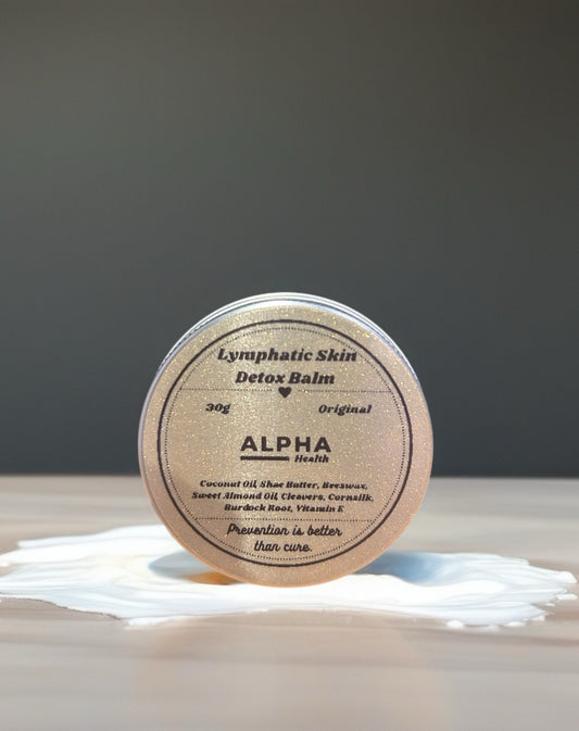 Lymphatic Skin Detox Balm | Cleavers Burdock Corn Silk De-Puff