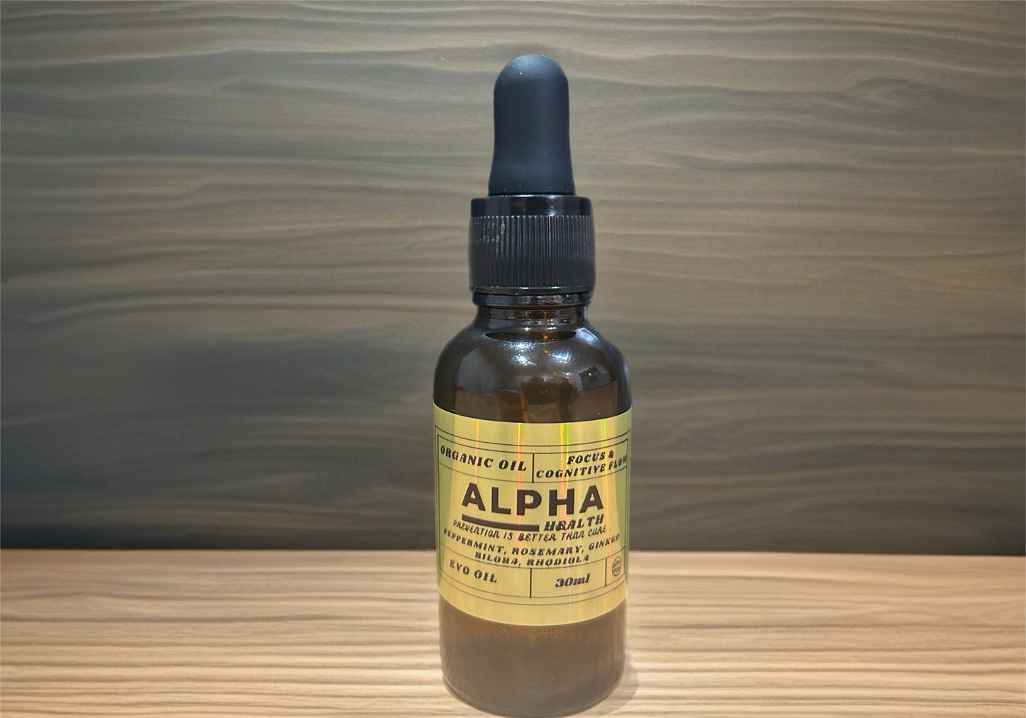 Focus & Cognitive Flow Oil – Ginkgo, Rhodiola & Herbal Mental Clarity