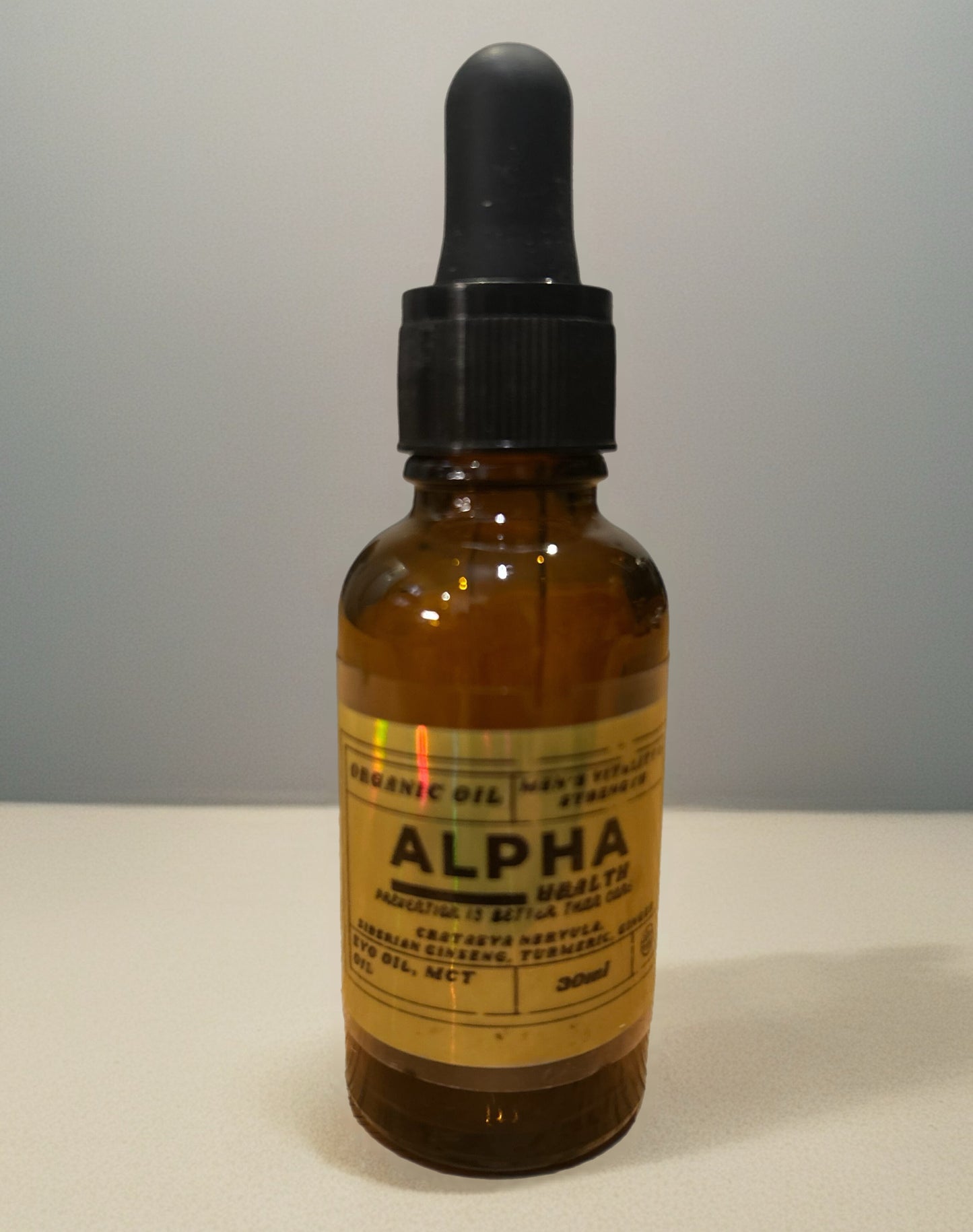 Men’s Vitality & Strength Oil – Ginseng, Turmeric & Herbal Support