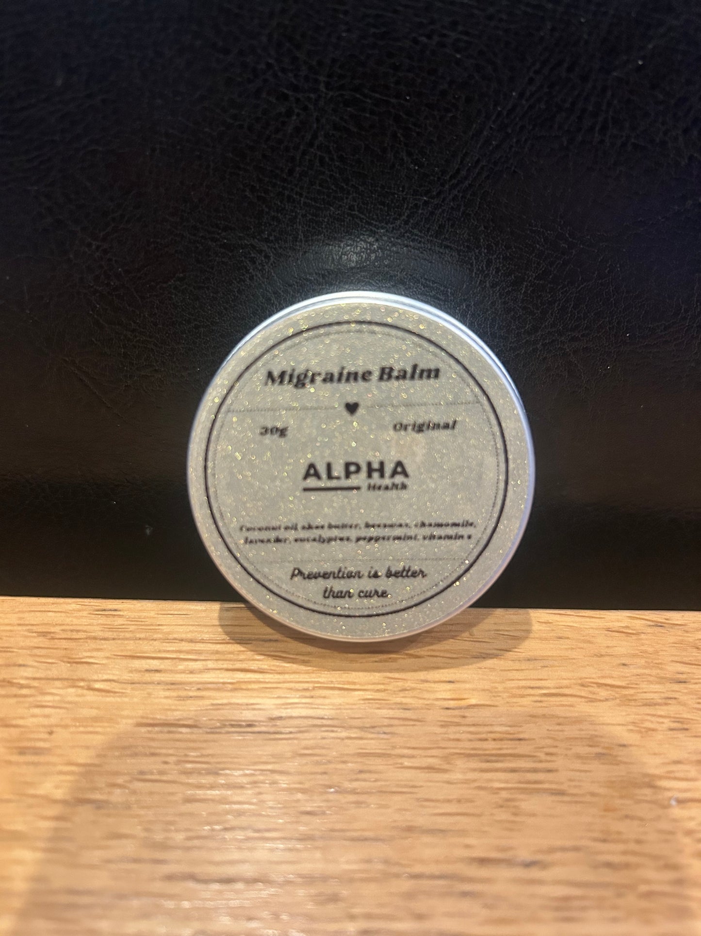 Natural Migraine Balm – Cooling Botanical Temple & Relaxation Salve