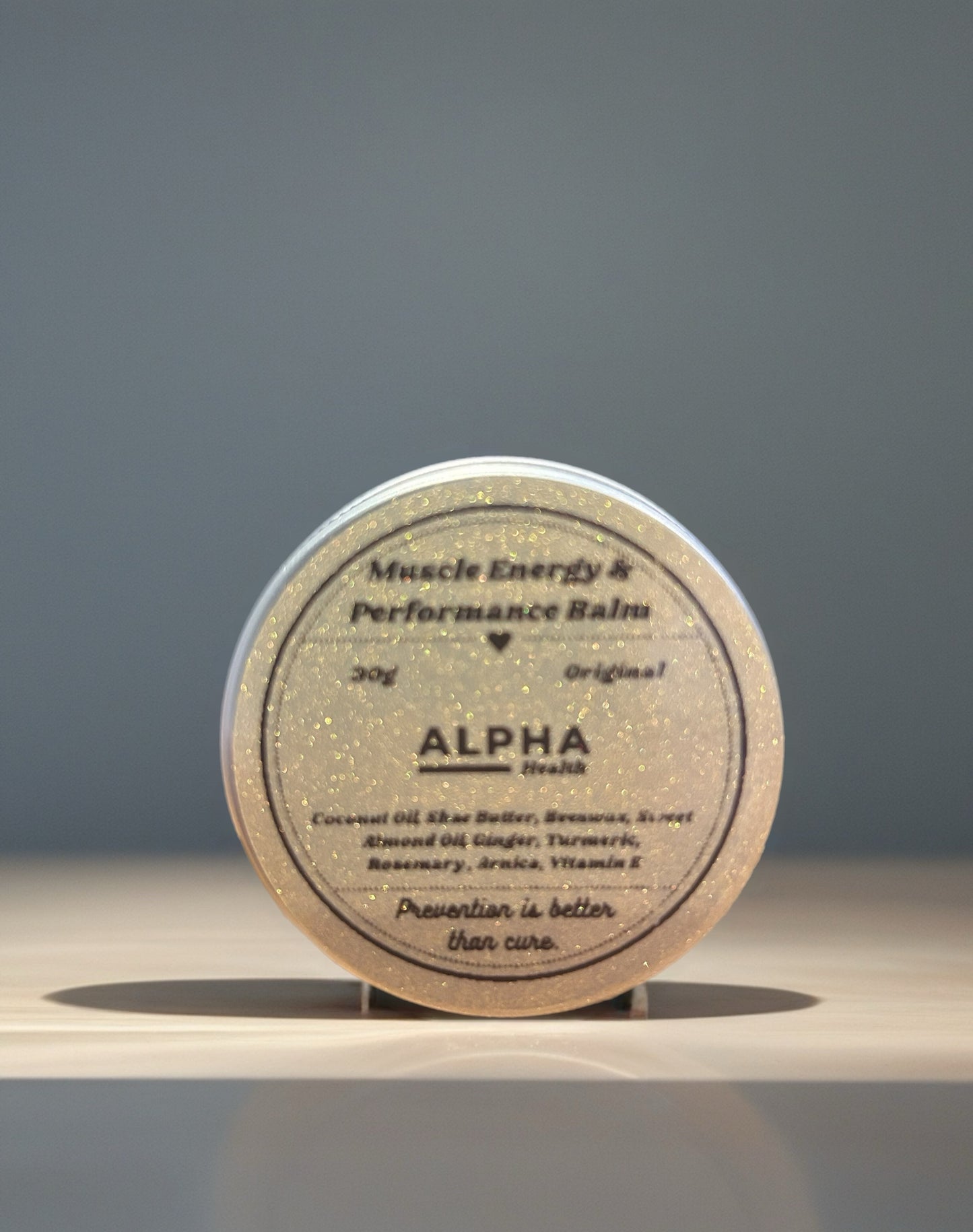 Muscle Energy & Performance Balm | Ginger Turmeric Rosemary Stamina
