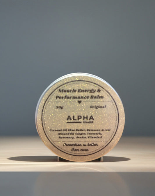 Muscle Energy & Performance Balm | Ginger Turmeric Rosemary Stamina