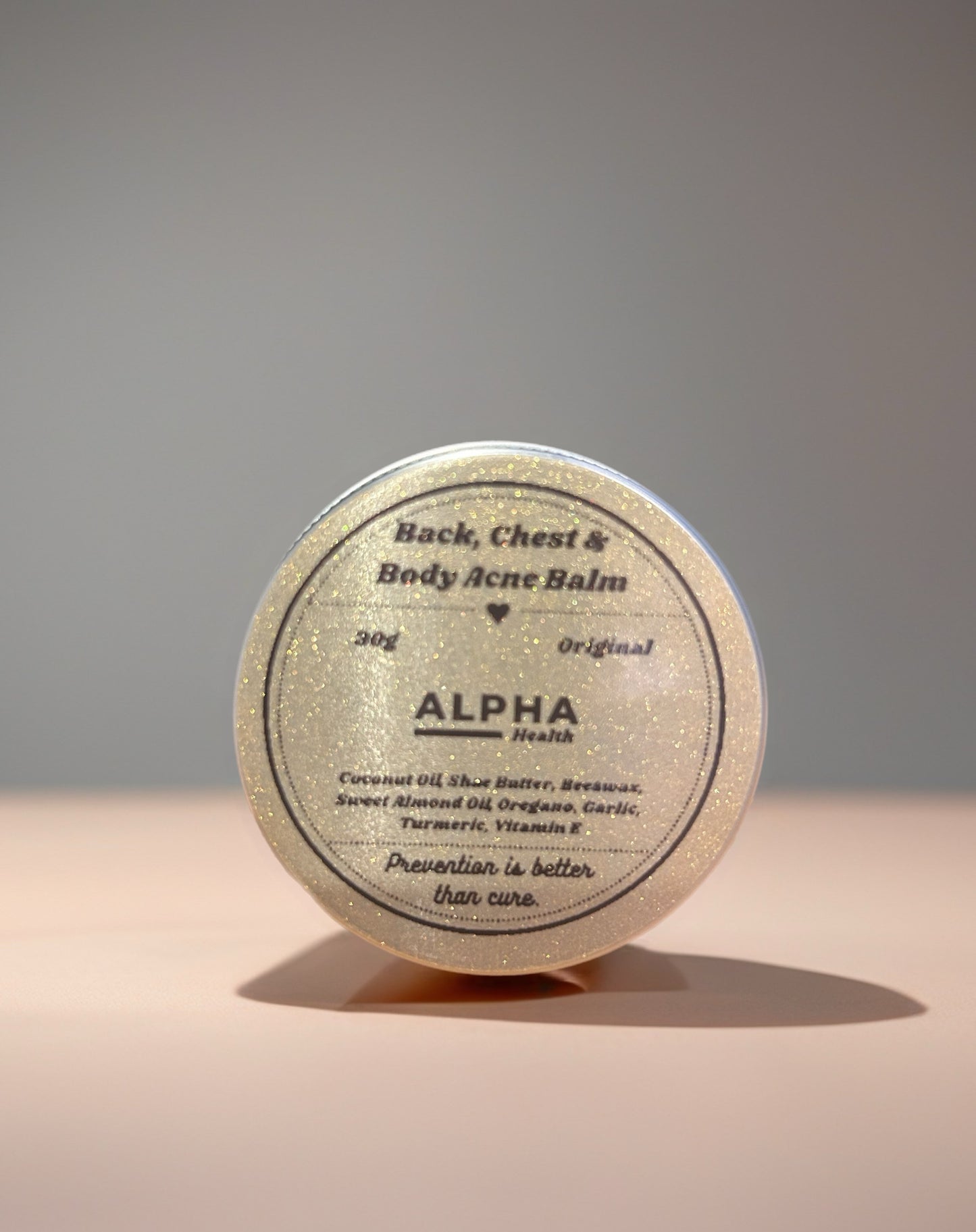 Back, Chest & Body Acne Balm | Garlic Oregano Turmeric Skin Balance