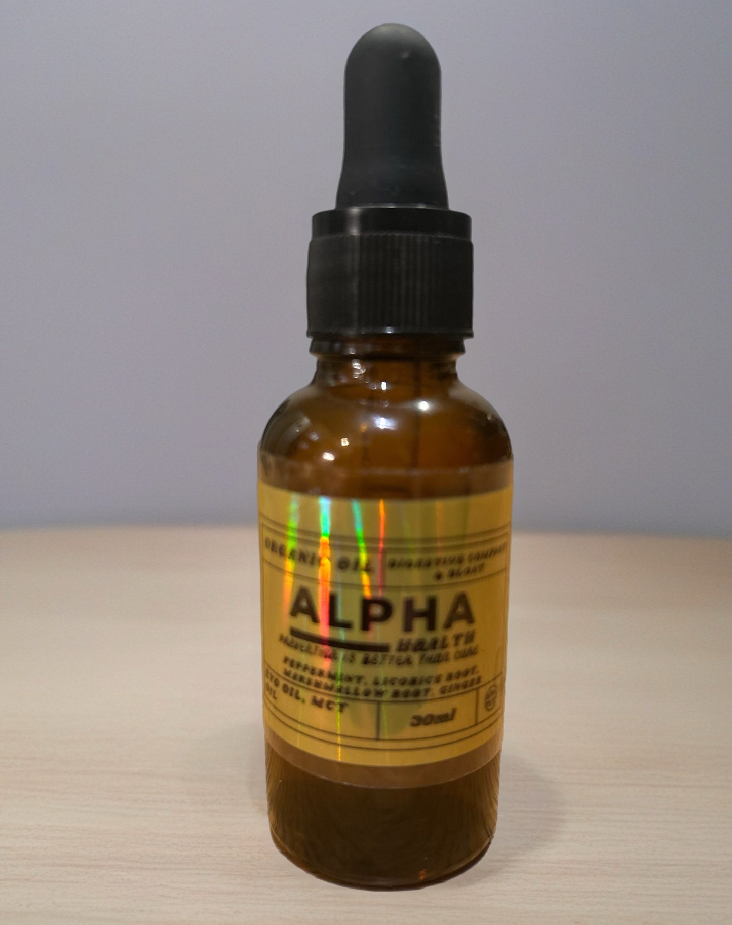 Digestive Comfort & Bloat Massage Oil – Peppermint, Ginger & Herbal Relief