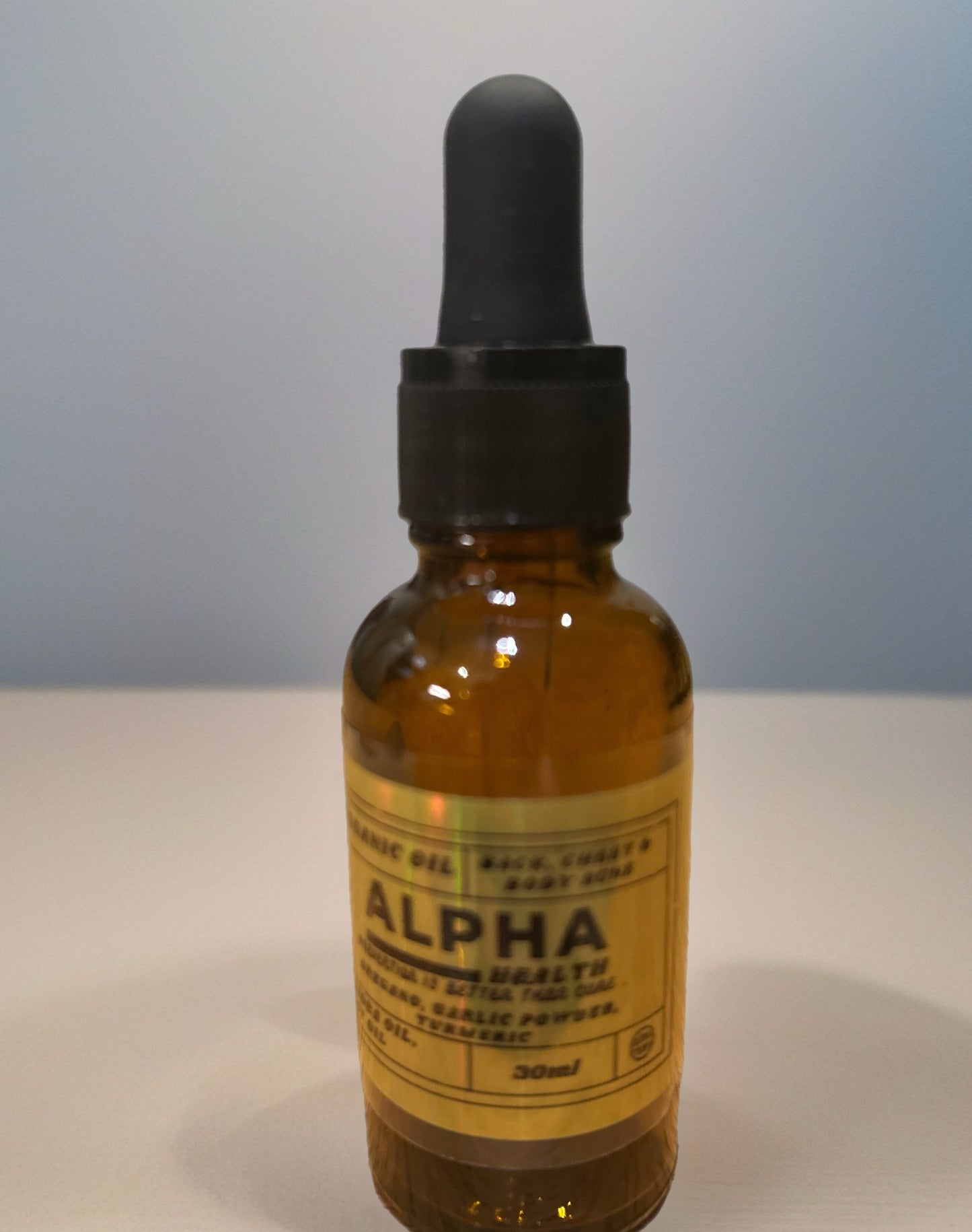 Back, Chest & Body Acne Oil – Garlic, Oregano & Turmeric Skin Defence