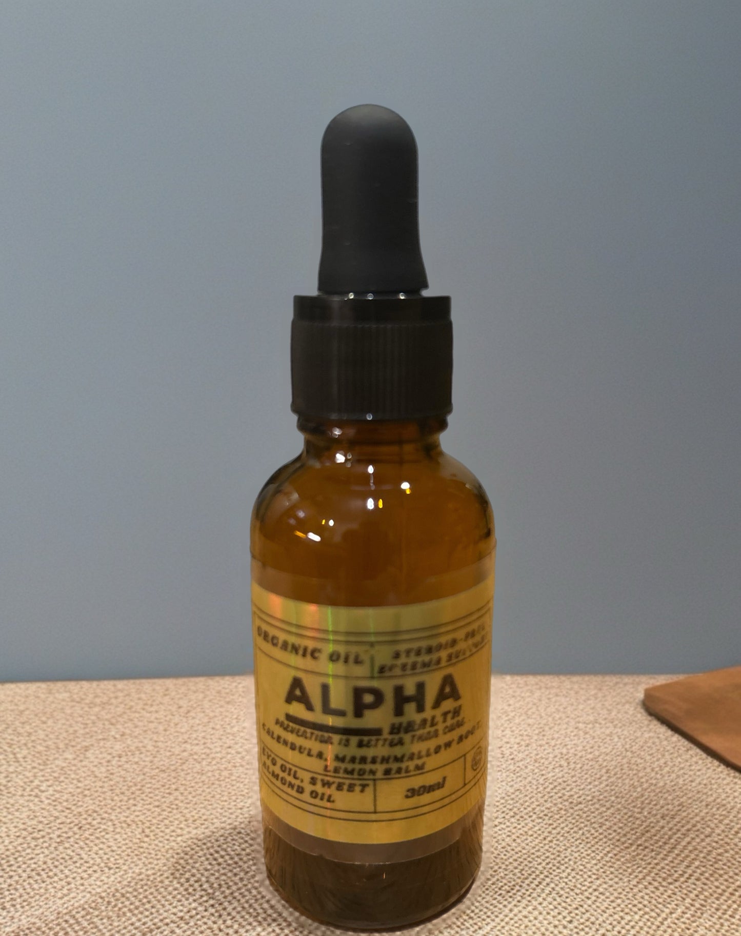 Steroid-Free Eczema Support Oil – Calendula & Herbal Skin Comfort