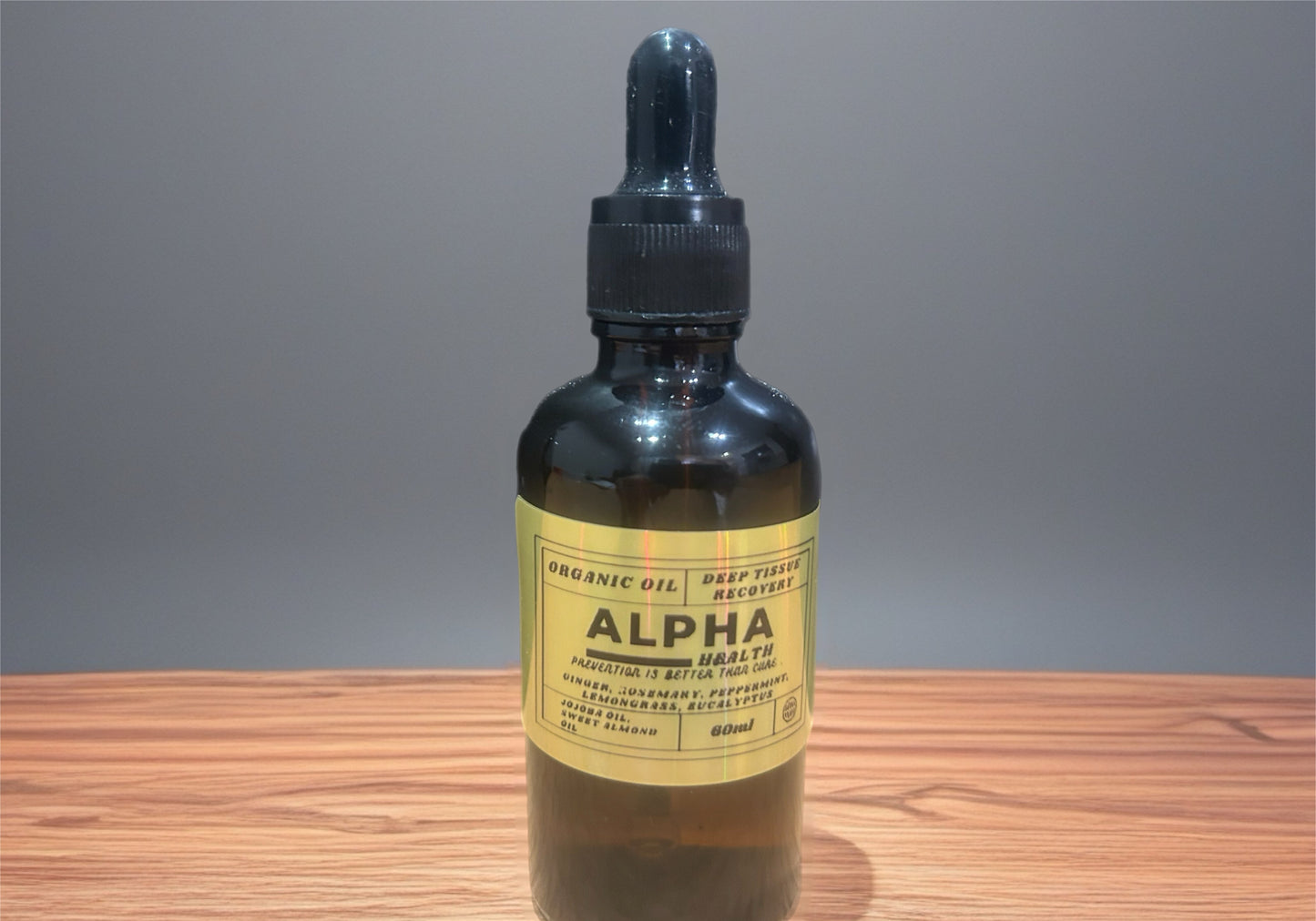 Deep Tissue Recovery Oil – Ginger, Peppermint & Herbal Sports Support