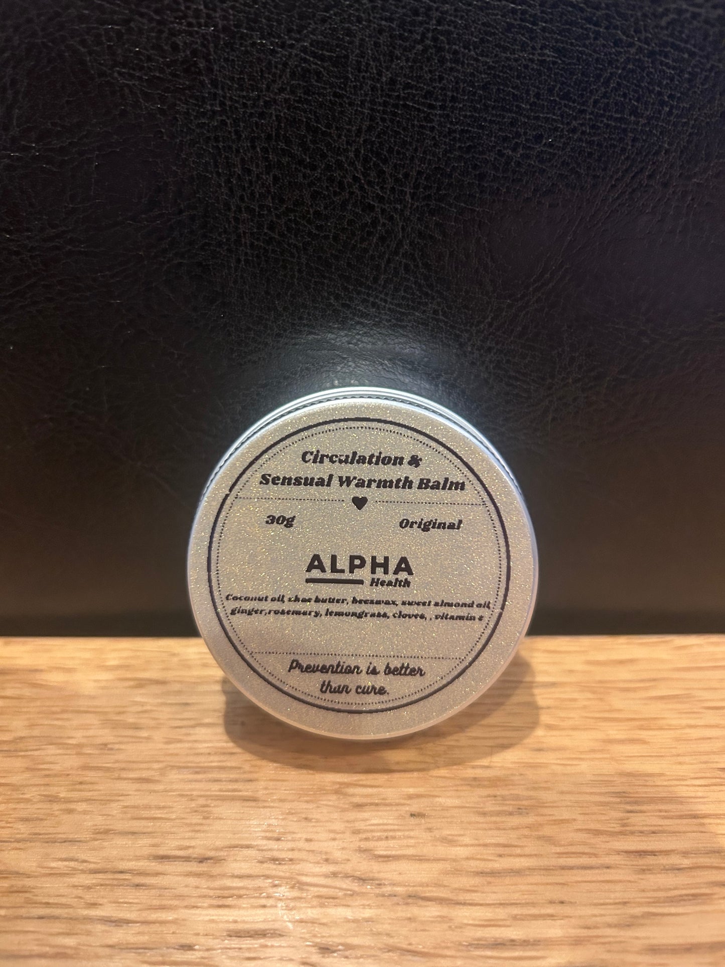 Circulation & Sensual Warmth Balm | Ginger Clove Rosemary Vitality