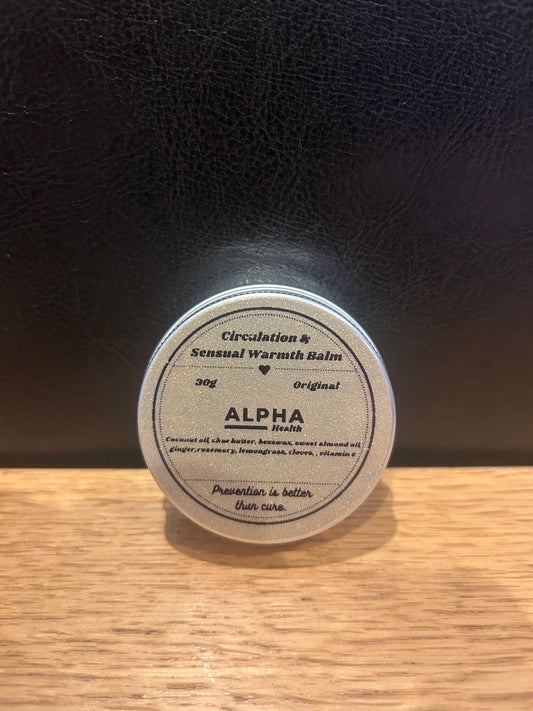 Circulation & Sensual Warmth Balm | Ginger Clove Rosemary Vitality