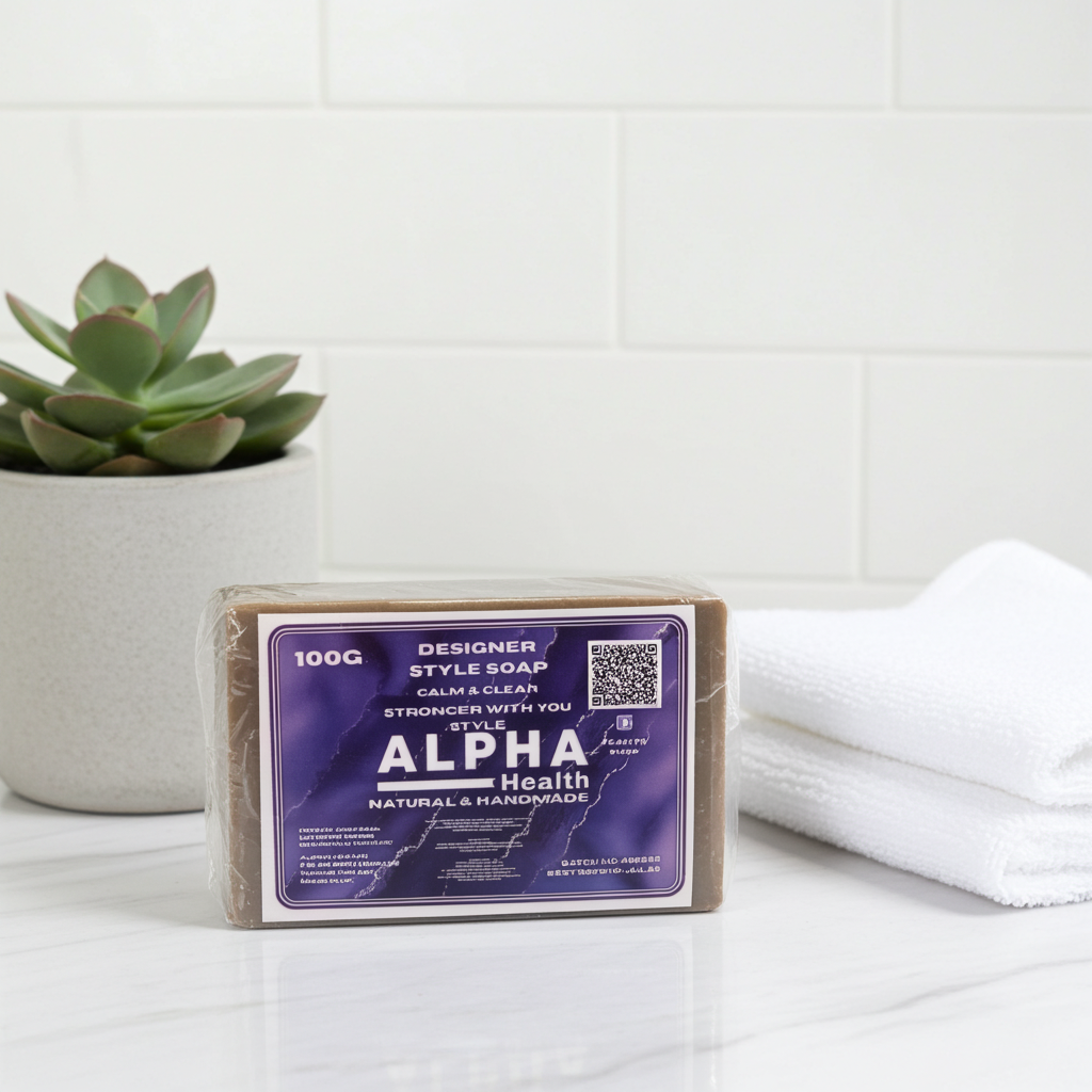 Natural Designer Soap – Handcrafted Botanical Bar
