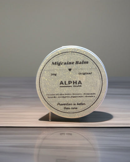 Natural Migraine Balm – Cooling Botanical Temple & Relaxation Salve